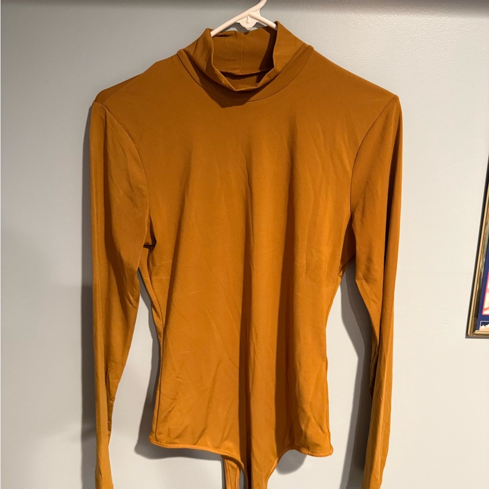 Abercrombie & Fitch Mustard Bodysuit